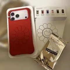新品】村上隆 x CASETiFY 花柄シリコンケースiPhone16pro赤 - メルカリ