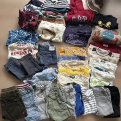 限定価格　80 90男の子　子供服 まとめ売り夏服　春服　40点のサムネイル