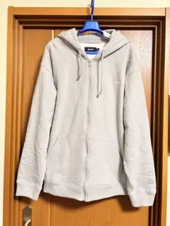 huf グレー フード付きパーカー