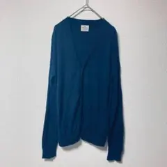 coen サマーニットカーディガン 透かし編み メンズ