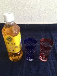 切子グラス　2個セット