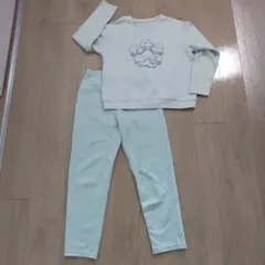 ユニクロ　すみっコぐらし　 パジャマ　ルームウエア　長袖 150cm グリーン