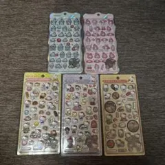 サンリオ　キティ　マイメロ　ハンギョドン　ボンボンドロップシール　5点セット