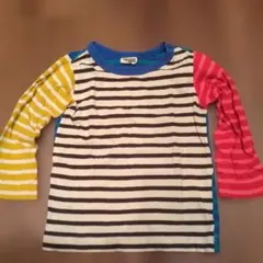 F.O.KIDS ベビーロンT　長袖Tシャツ　カットソー　90 ボーダー