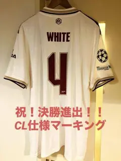 【新品未使用】カラフィオーリ　アーセナル　選手仕様　CL仕様　サードユニフォーム 正規品】25-26 アーセナルサード半袖 カラフィオーリ #33 CL仕様