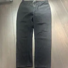 ブラックデニムパンツ XL