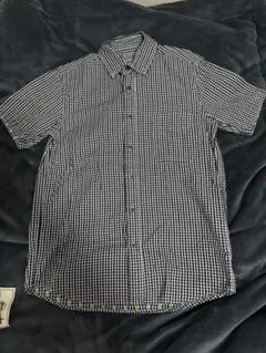 nano・universe（ナノ・ユニバース） チェック柄半袖シャツ