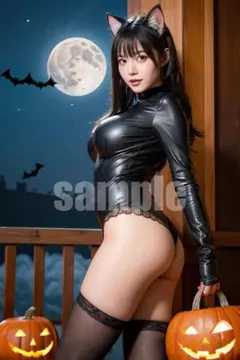 251001-23 AI美女 パンチラ コスプレ ポスター A4サイズ