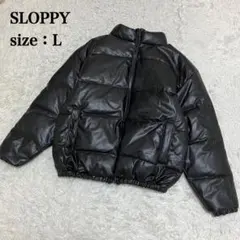SLOPPY 中綿ジャケット ショート丈 Y2K ブラック