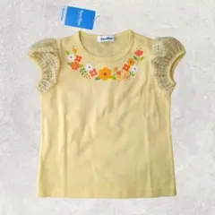 familiar　ファミリア　トップス　イエロー お花　110