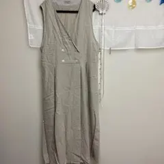 SM2 リネン混　ノースリーブワンピース