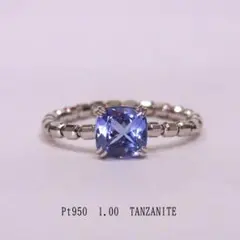 Pt900 タンザナイト0.66ct ダイヤモンド リング 12.5号 3.1g - メルカリ