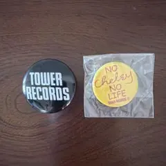 TOWER RECORDS 缶バッジ 2個セットのサムネイル