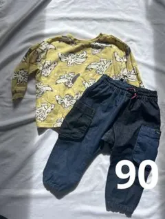BREEZE 長袖Tシャツ・ズボンセット 90cm