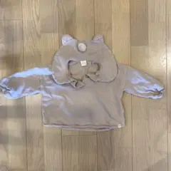 tete a tete クマ耳付きトレーナー 80サイズ ベージュ