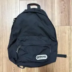 OUTDOOR リュックサック デイパック ブラック　黒　リュック