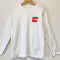 ノースフェイス スクエアロゴカリフォルニアTシャツ 長袖 M 白 NT31842