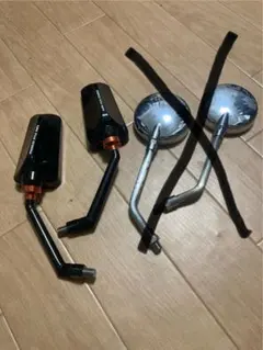 Z50J 12Vモンキーに付けていました、Z２ミラー多分キタコのアルミ Z50J 12Vモンキーに付けていました、Z2ミラー多分キタコのアルミ