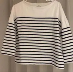 無印良品　ボーダー柄 七分袖　カットソーXS−S【最終値下げ】