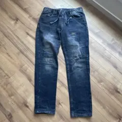 カジュアルデニムパンツ ダークブルーのサムネイル