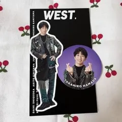 WEST. フレークシール 濵田崇裕 ステッカーセット