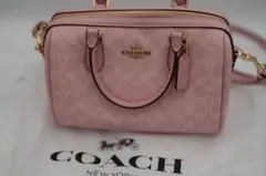 COACH ローアン サッチェル バッグ・シグネチャー キャンバス
