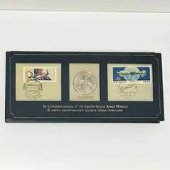 銀メダル) アメリカ合衆国 アポロとソユーズ ドッキング記念 1975