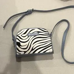 ミルクフェド ショルダーバッグ ゼブラ