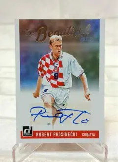ロベルト・プロシネツキ　クロアチア サインカード panini soccer