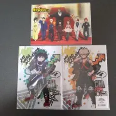 僕のヒーローアカデミア クリアファイル 3枚セット　一部3D