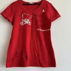 le coq sportif スポーツTシャツ　ルコック　赤Tシャツのサムネイル