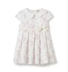 プティマイン ワンピース　オケージョン衿プリーツワンピース