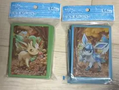 ポケカ　デッキシールド　リーフィア・グレイシアセット　新品未開封品