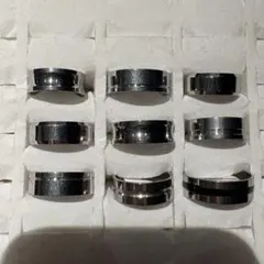 【新品・送料無料】メンズ リング 9点まとめ売りセットI