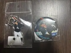 千葉ロッテ BSW オンラインくじ 上田希由翔　アクキー　缶バッジ　セット