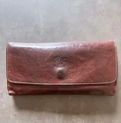 イルビソンテ　ブラウンレザー 長財布