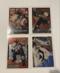 僕のヒーローアカデミア ヒロアカ カード 爆豪勝己 4点セット