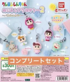 ガチャガチャ クレヨンしんちゃん めじるしアクセサリー2～パステルカラー～