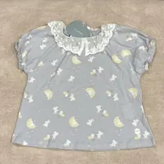 新品◯バースデイ フタフタ ウサギT/しまむら アプレレクール プティマイン