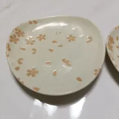 陶芸作家 沼野秀章 花形小皿 貫入 笠間焼 豆皿 - メルカリ