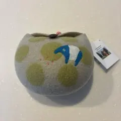 handmade felt komakoma ポーチ