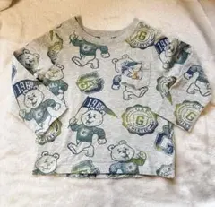 baby gap クマ柄 長袖Tシャツ 12-18ヶ月