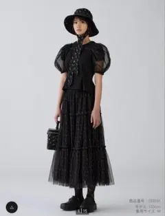 GU rokh チュールスカート S 黒