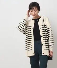 【新品タグ付き】シューラルー　スポンディッシュ クルーネックカーディガン