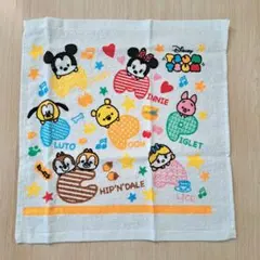 ディズニーツムツム　ハンドタオル　タオルハンカチ　ディズニー③
