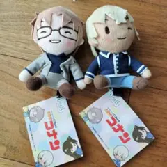 コナン ぬいぐるみ マスコット 2体ふわぷちのサムネイル