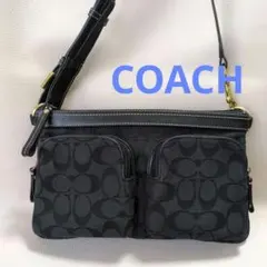 COACH コーチ ワンショルダー ショルダーバッグ シグネチャー レザー