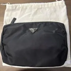 【新品未使用】PRADAプラダ ナイロンポーチ ブレラック正規品 ギャランティ付