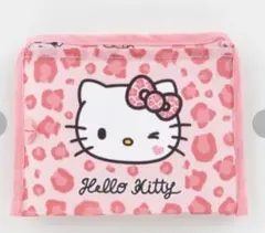 ◆新品未使用◆キティちゃん　エコバッグ　ヒョウ柄　ピンクキティのサムネイル