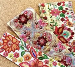 インド刺繍リボン3種類セット！